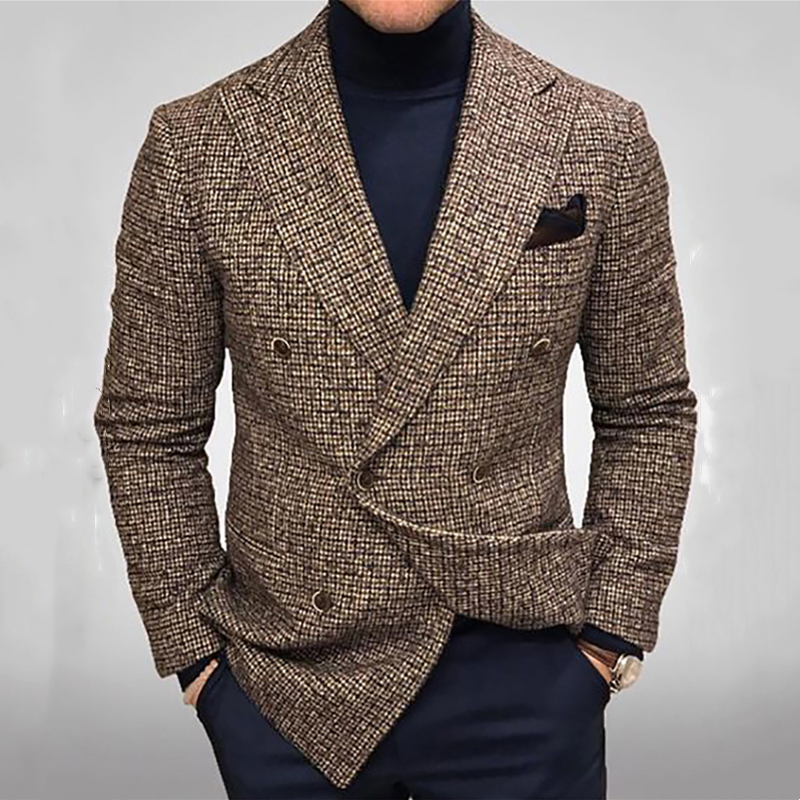 2021 new plaid business casual jacket(3colors)