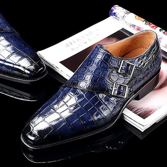 Italy Leather Business Men's Lace-up Shoes